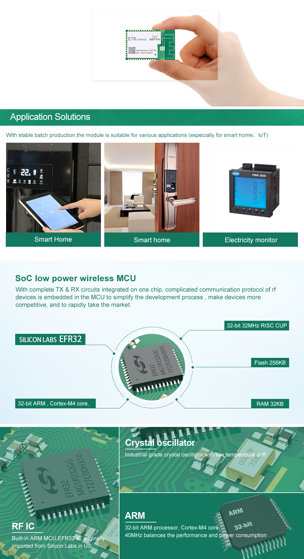 E76-868M20S Low Power Spi Wireless Rf Module