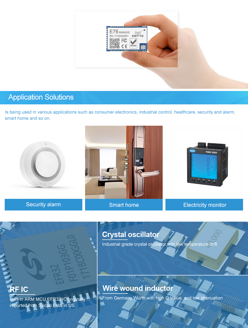 E76-868M20S Low Power Spi Wireless Rf Module