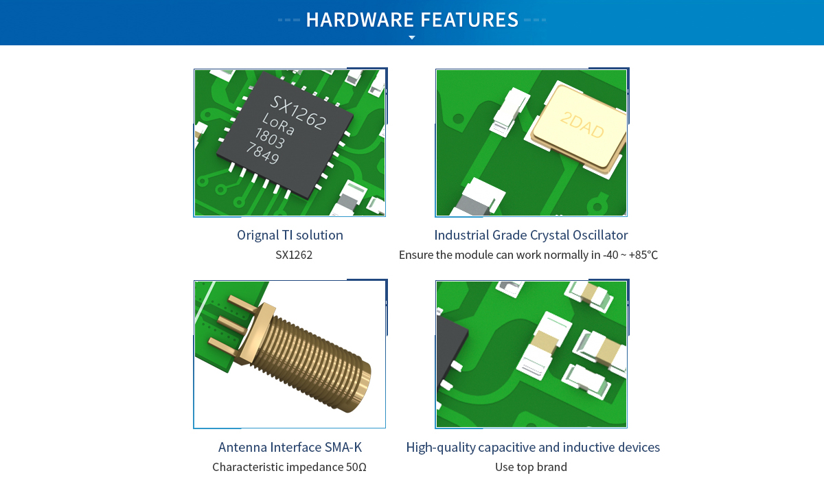 E22-900T22D HARDWARE FEATURES