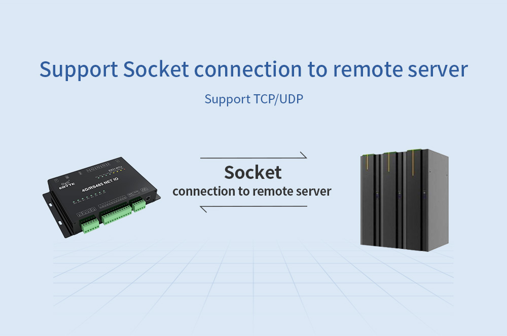 Support Socket connection to a remote server