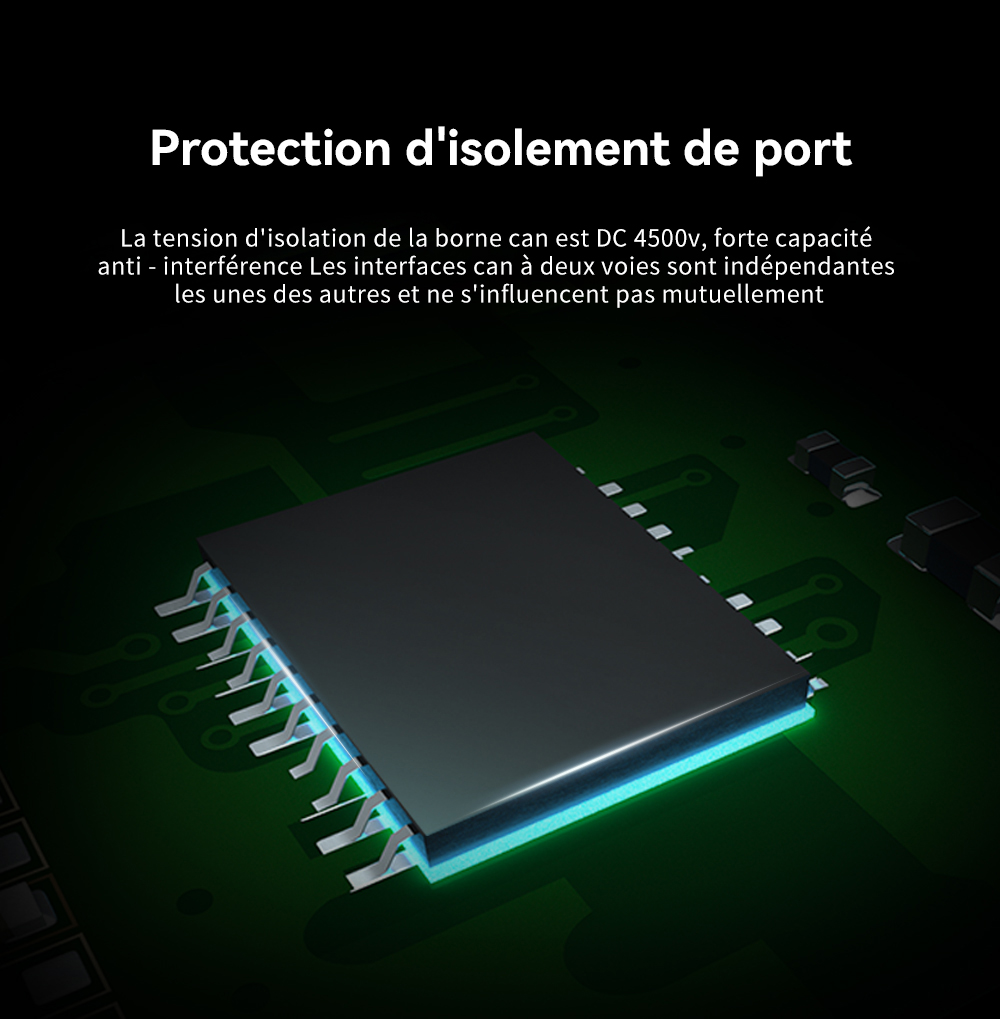 Protection d'isolement de port