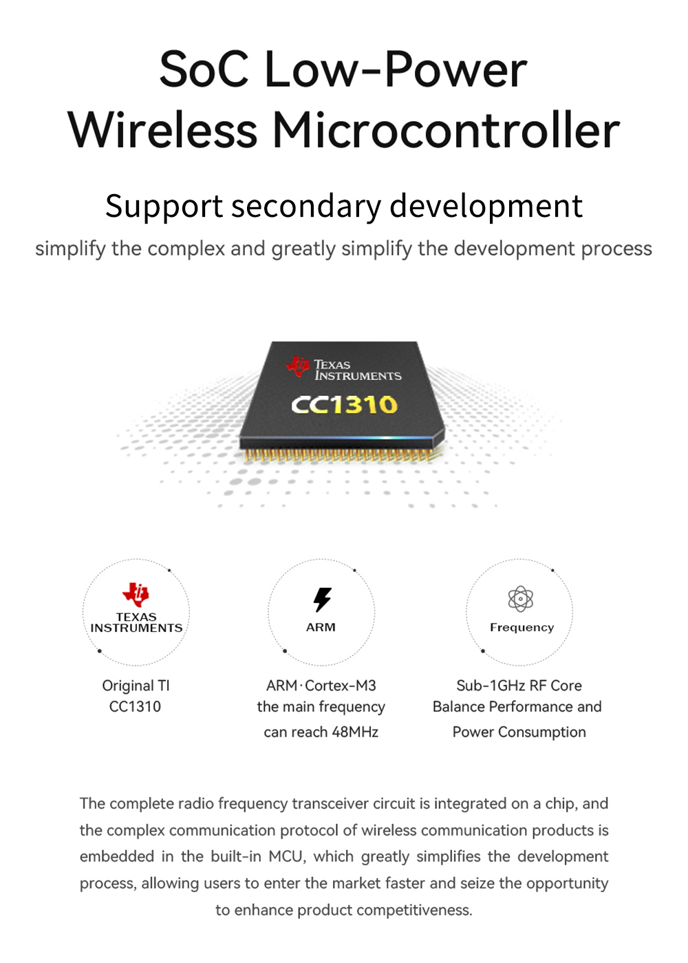 E70-900MT14S SoC Low-Power Wireless Microcontroller