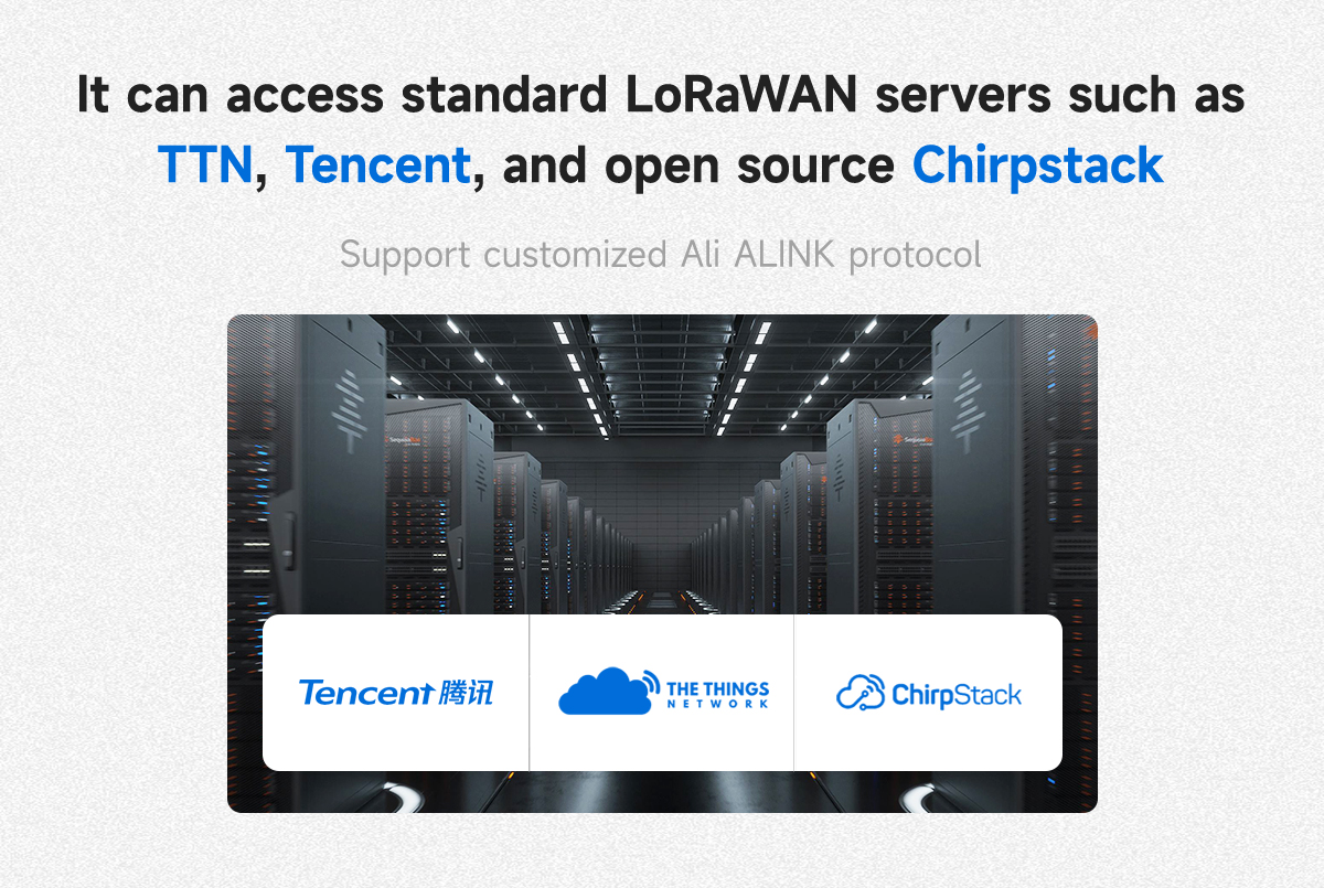 standard LoRaWAN servers