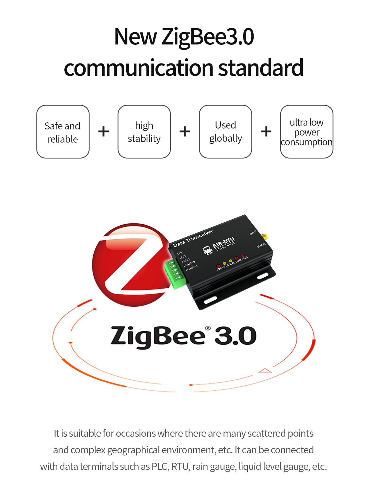 New ZigBee3.0 communication standard