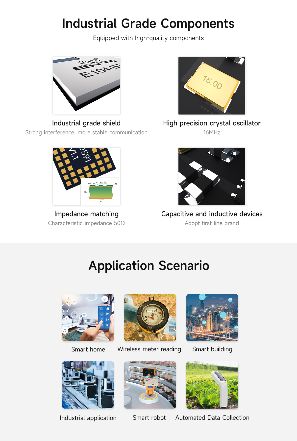 E104-BT08  Industrial Grade Components, Application Scenario